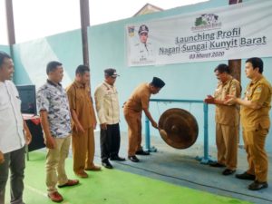 Nagari Sungai Kunyit Barat Solok Selatan Sumbar Luncurkan Aplikasi Berbasis E-Data