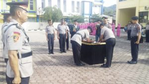AKBP Cepi Noval Sik Lantik Enam Perwira Baru, Hidup Mulia Pimpin Satres Narkoba Polres Pessel