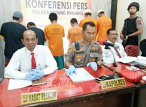 Kasus Kriminal dan Narkoba di Polres Padang Panjang selama tiga tahun menurun