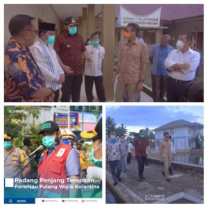 Wako Fadly Amran Wajibkan Perantau Padang Panjang Masuk Karantina Dulu.