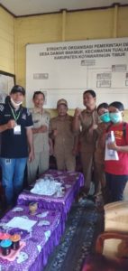 Perangkat Desa Damar Makmur, Redam Keresahan Warga Terkait Covid- 19