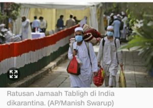 Langgar Lockdown, Pemimpin Jamaah Tabligh India Dituduh Membunuh