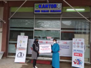 Peduli COVID -19, PT Hki Serahkan Bantuan APD untuk RSUD Padang Pariaman