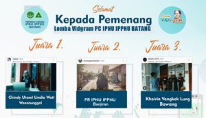 Pelajar NU Kab. Batang Sukses Adakan Lomba Vedgram Di Tengah Pandemi Covid-19