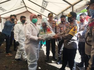 Kapolres AKBP Apri Wibowo ‘Barirayo’ ke POS PAM dan Mitra Polres