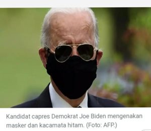 Joe Biden Sebut Trump Bodoh Memperolok Dirinya Bermasker