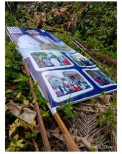 Baliho Calon Bupati Pasbar Erick Hariyona Dicabut dan Dirusak OTK