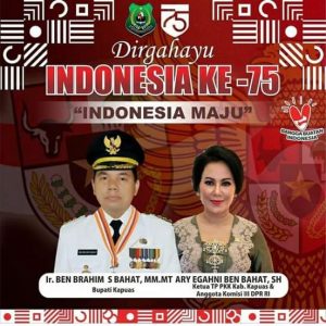 DIRGAHAYU REPUBLIK INDONESIA Ke-75 ; Indonesia Maju