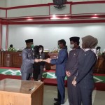DPRD Setujui Nota Kesepakatan Bersama Bupati Barsel Tahun Anggaran 2020