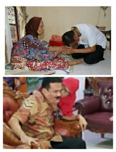 Sebelum Mendaftar ke KPU, Irjen Pol Fakhrizal dan Genius Sungkem Kedua Orangtua