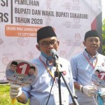 Dapat Nomor Urut Satu di Pilbup Sukabumi, Adjo : Nomor 1 Indentik Dengan Juara dan Unggul