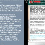 Beredar Pesan Whatsapp Ajakan Untuk Lengserkan Presiden Jokowi