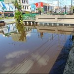 Akibat Hujan Deras Beberapa Titik di Kota Pontianak Tergenang Air