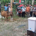 Cegah Covid-19, Kades Riduan Pradana Gelar Ritual Adat Dayak