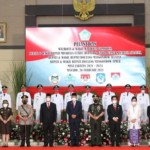 Gubernur Olly Dondokambey Lantik Lima Kepala Daerah di Sulut