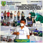 Bupati Bartim Penerima Pertama Vaksinasi Bersama FKPD, SKPD dan DPRD