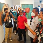 Pelukis Muda Hamdi Mubarak Pameran Tunggal di Caffeshop KopiDent  Kota Pariaman