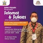 Waketum FKMPI Adhy Santoso Terpilih Jadi Pengurus Alumni Amerika