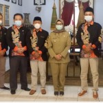 KPU Kabupaten Blitar Menyampaikan Laporan ke Pemkab