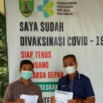 UPTD Puskesmas Tamiang Layang Kembali Lakukan Vaksinasi Dosis Pertama