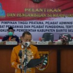 Bupati Barsel Lantik 47 Pejabar Daerah Danum Belum