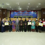 Rezka Beri Motivasi dan Bakar Semangat Para Wisudawan SMK Gema Nusantara