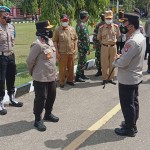 BPBD Damkar Bartim Dukung Pos Penyekatan Perbatasan Kaltengsel di Pasar Panas