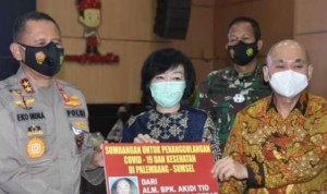 Anak Pendonor Dana Covid-19 Rp2 Triliun di Palembang, Ditahan polisi