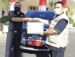 Diarahkan Gubernur, Audy Juga Serahkan Mobilnya ke Satgas Covid-19