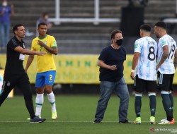 Laga Brasil Kontra Argentina Dihentikan Otoritas Kesehatan