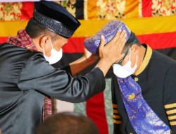 Laksma TNI Hargianto Dianugerahi Gala Sangsako Sutan Lauik Sati Nan Batuah