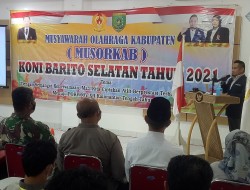 LPJ Pengurus KONI Barsel Periode 2017-2021, Diterima Seluruh Cabor