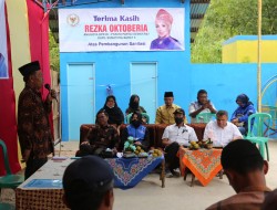 Rezka Oktoberia Hadir dan Resmikan Pembangunan Sanitasi di Ujung Kabupaten Limapuluh Kota