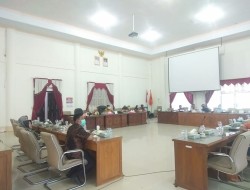 Ketua DPRD Barsel Pimpin Rapat Bamus Susun Jadwal Bulan Juni 2022