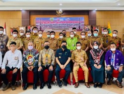 Bupati Bartim Hadiri Kegiatan Pengukuhan dan Rapat Koordinasi Bersama TPAKD