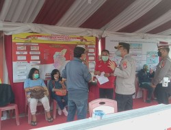 Kapolres Bartim Pantau Langsung Pos Penyekatan