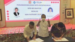 DPD REI Banten Teken Kesepahaman dengan Restoran The New Natrabu