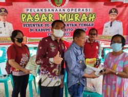 Tekan Inflasi Pemkab Bartim Gelar Pasar Murah