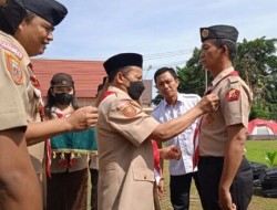 Wabub Pimpin Langsung Apel Peringatan Hari Pramuka Ke – 61 Tahun 2022