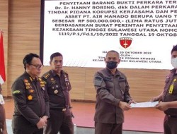 Eks Kepala PDAM Manado, Jadi Tersangka Korupsi 55,9 Miliar