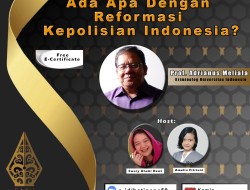 Satupena Diskusikan Reformasi Kepolisian dan Pembenahannya