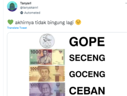 Viral Di Twitter, Berikut arti Goceng ,Cepek Dan Sejarahnya