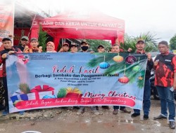 PAC Pemuda Pancasila Pasar Minggu Berbagi Bingkisan Paket Sembako dan Pengamanan Natal 2022 di Gereja