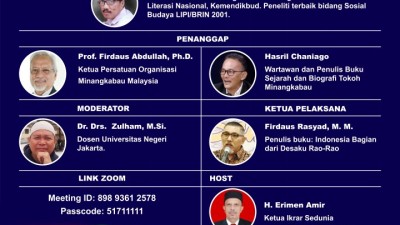 Menulis Novel Memagar Budaya Minang.