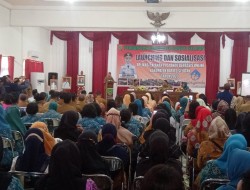 Pemda Barsel Launching Aplikasi Layanan Posyandu Berbasis Online