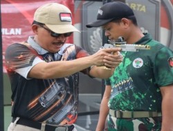 Elite Kanwil Kemenkumham DKI Jakarta Berlatih Menembak, Ibnu Chuldun: Meningkatkan Kompetensi Petugas