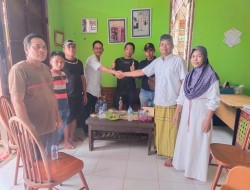 Sambut Idul Adha, Suraji dan Keluarga Sumbang Dua Ekor Sapi Kurban buat Warga Desa Damar Makmur