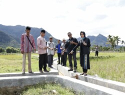 Rezka Oktoberia Resmikan Pembangunan Peningkatan Air Irigasi di Kenagarian Balai Panjang