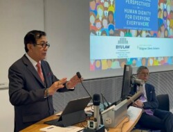 Jadi Pembicara Utama dalam Konferensi di Oxford,  Yasonna H Laoly Berbicara tentang Martabat Manusia