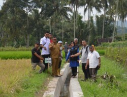 Tingkatkan Penghasilan Petani, Rezka Resmikan Saluran Irigasi P3TGAI di Baruah Limbanang